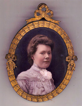 old photo of Julie Franckh, Wilfried Probst's grandmother